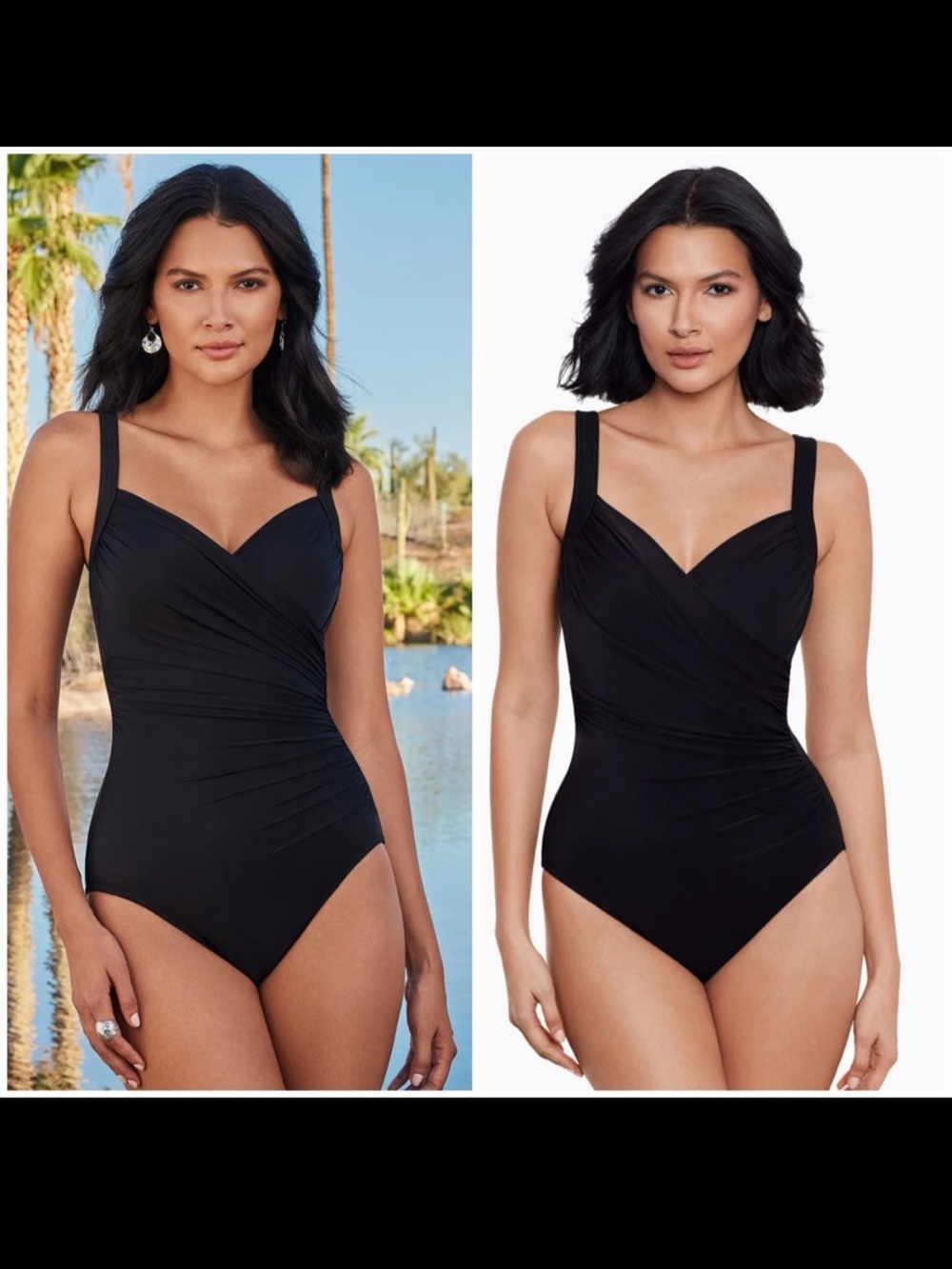 NWOT Miraclesuit DD cup Sanibel slimming underwire swimsuit